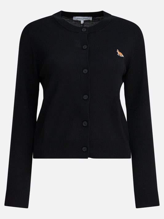 Cardigans Logo  Black - Maison Kitsuné Women | PLP | VIETTI Online Store 
