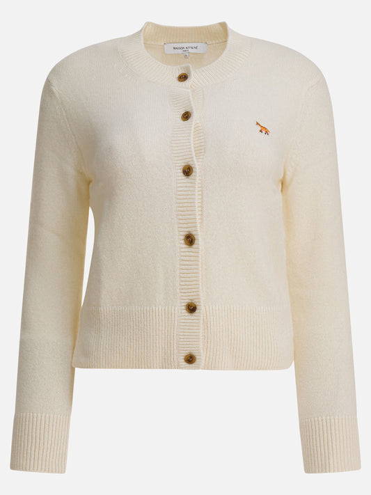 Cardigans Solid colour  Beige - Maison Kitsuné Women | PLP | VIETTI Online Store 
