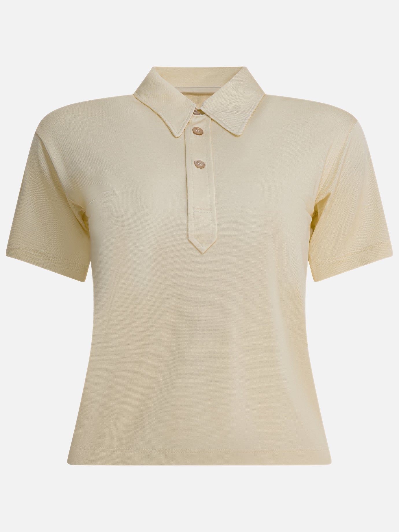 Polo shirts with buttons Solid colour  Beige - Maison Margiela Women | PDP | VIETTI Online Store | Zoom-Modal
