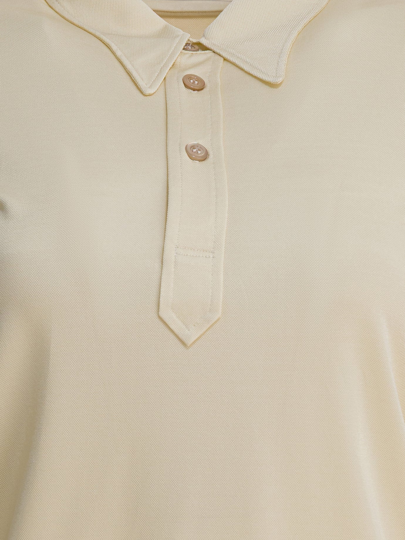 Polo shirts with buttons Solid colour  Beige - Maison Margiela Women | PDP | VIETTI Online Store | thumbnail_4