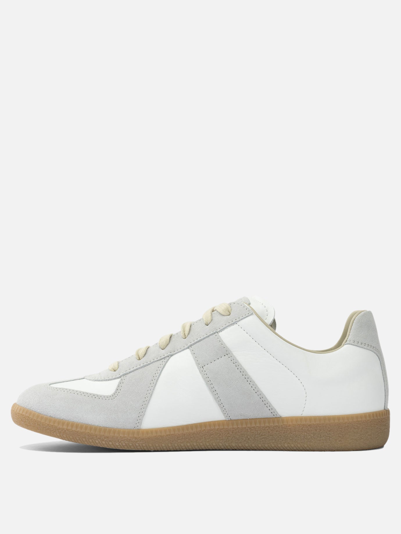 Sneaker basse 100% calf leather - 100% rubber  Bianco - Maison Margiela Uomo | PDP | VIETTI Online Store | thumbnail_3