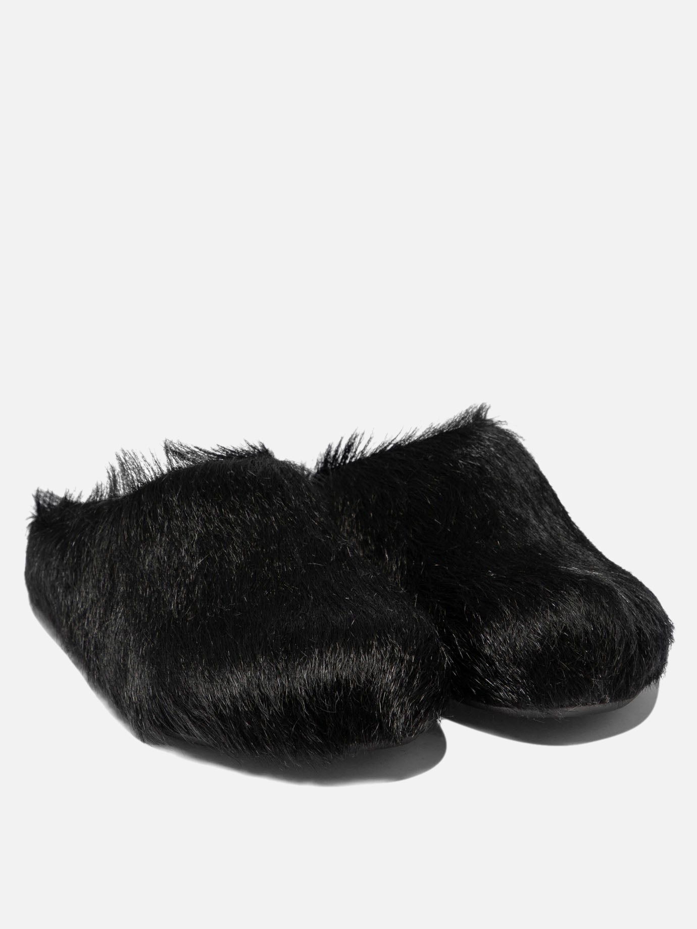 Slipper 100% calf hair - 100% rubber  Nero - Marni Donna | PDP | VIETTI Online Store | Zoom-Modal_2
