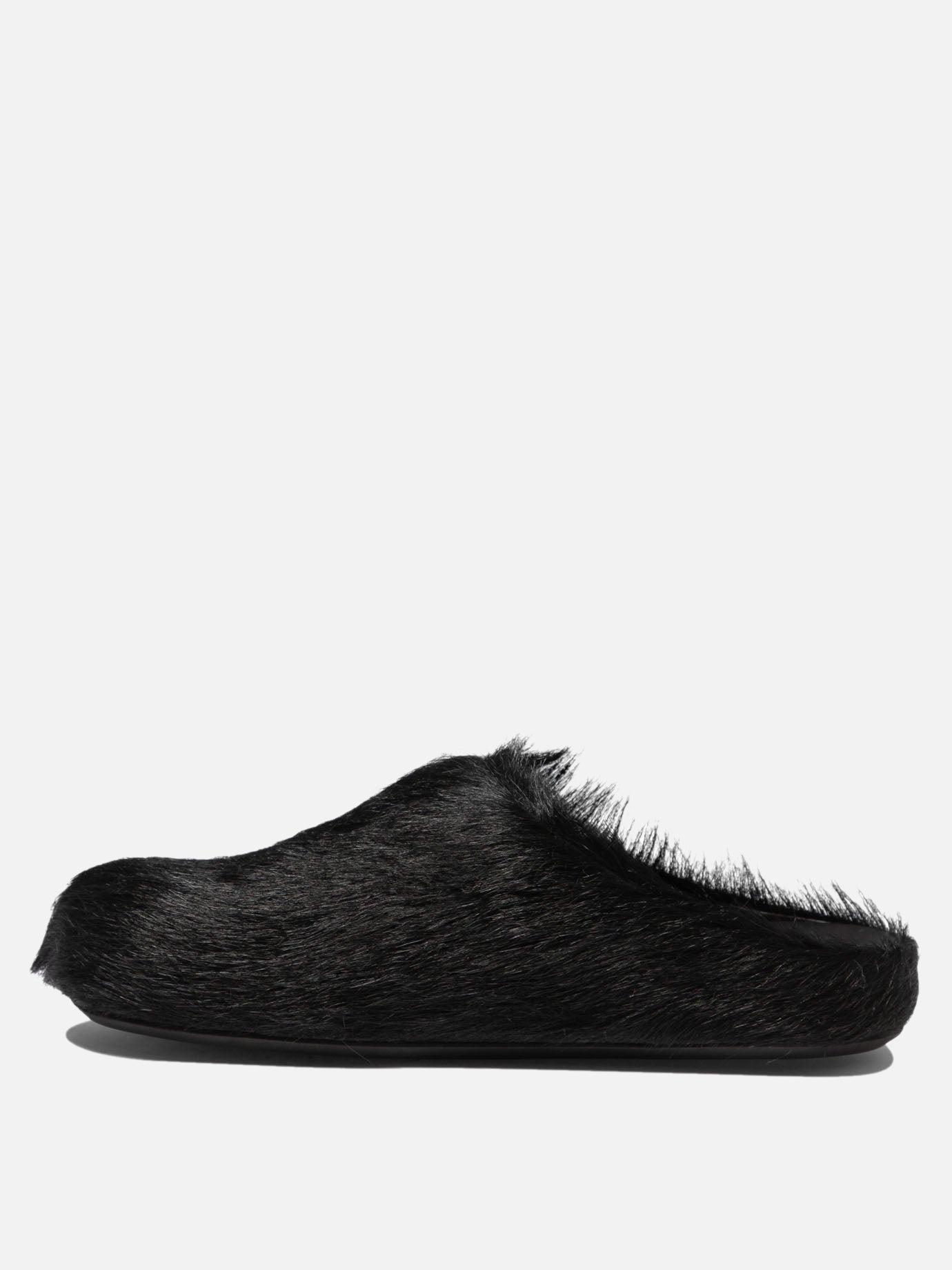Slipper 100% calf hair - 100% rubber  Nero - Marni Donna | PDP | VIETTI Online Store | thumbnail_3