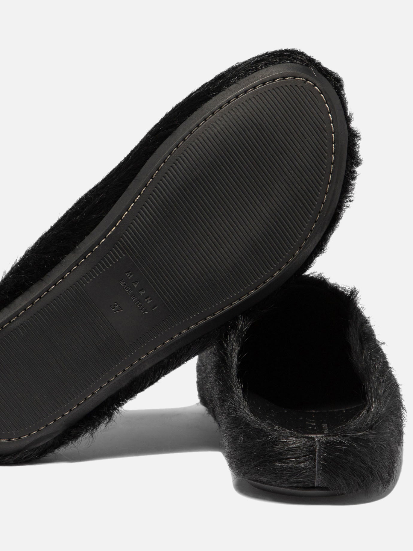 Slipper 100% calf hair - 100% rubber  Nero - Marni Donna | PDP | VIETTI Online Store | Zoom-Modal_5
