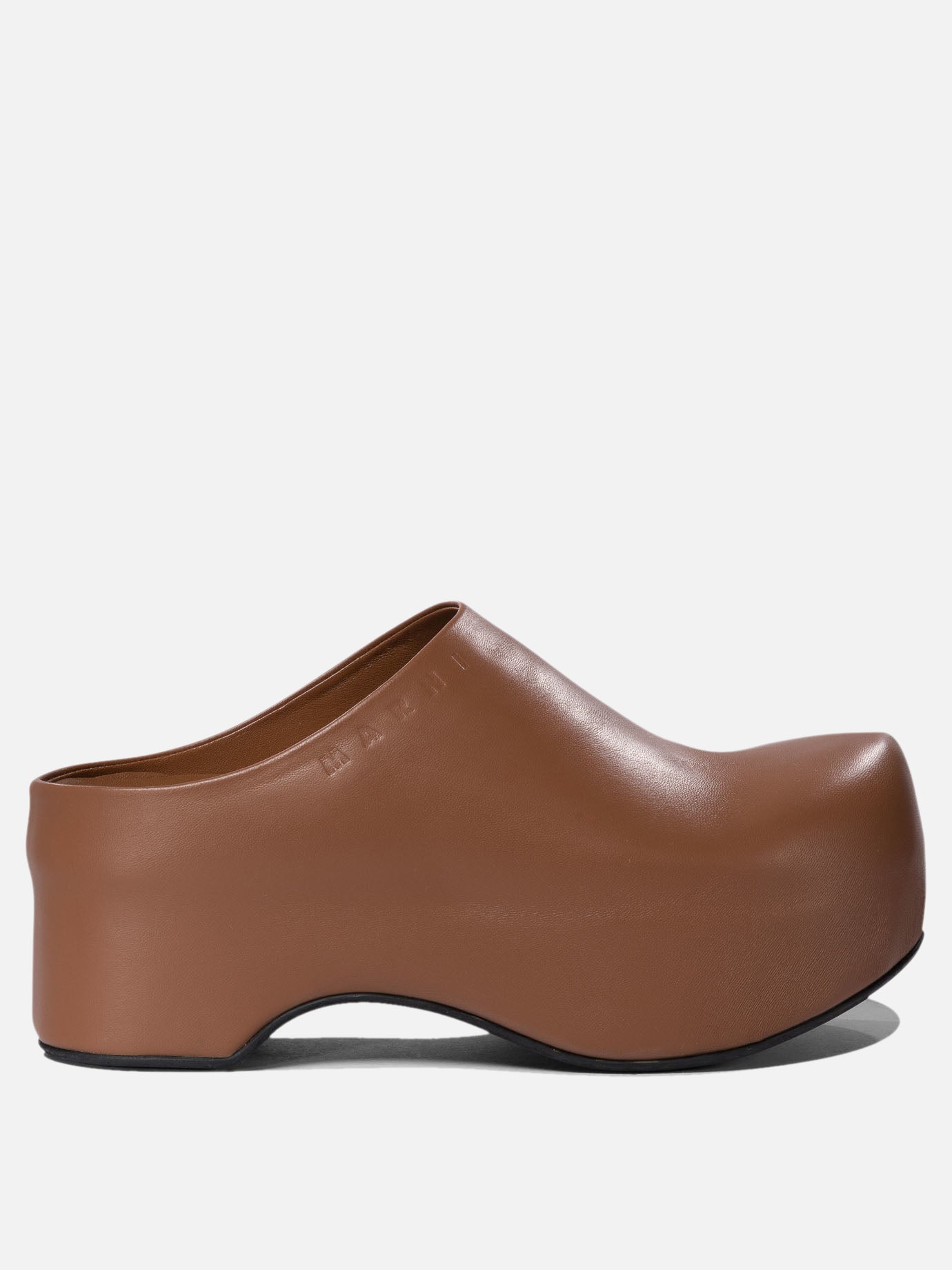 Slipper 100% leather - 100% rubber  Marrone - Marni Donna | PDP | VIETTI Online Store | Zoom-Modal
