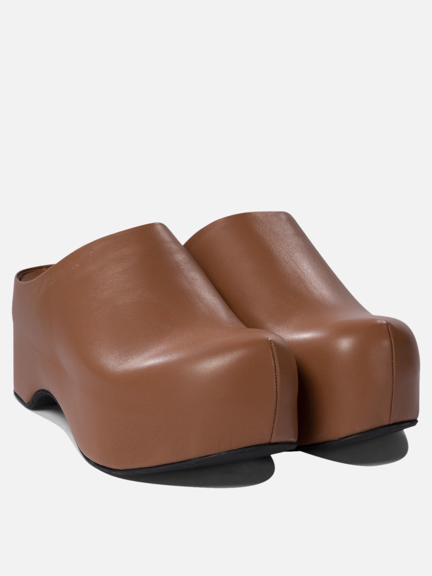 Slipper 100% leather - 100% rubber  Marrone - Marni Donna | PDP | VIETTI Online Store | thumbnail_2