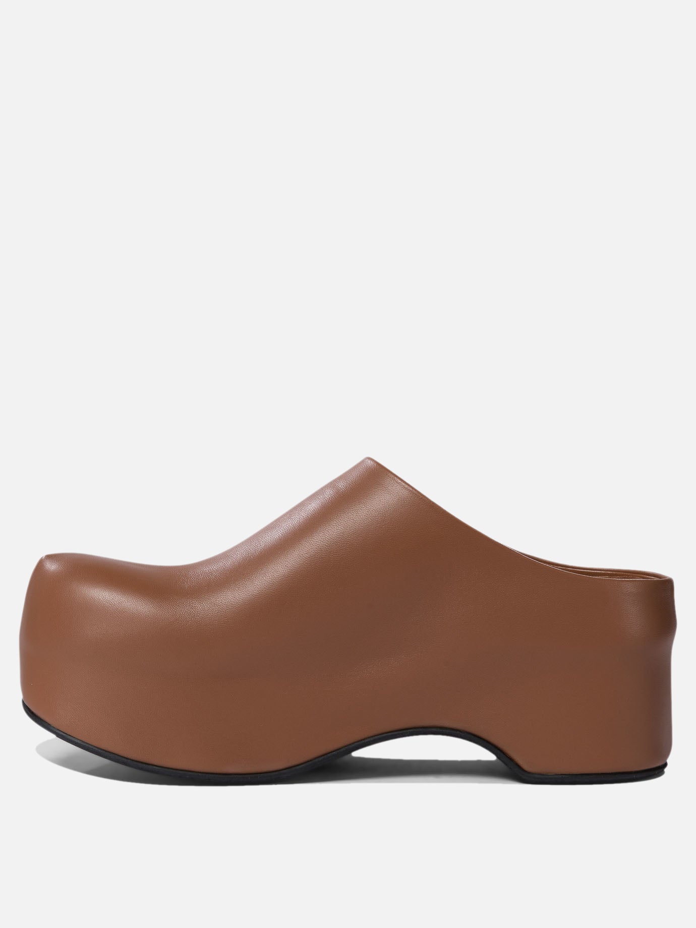 Slipper 100% leather - 100% rubber  Marrone - Marni Donna | PDP | VIETTI Online Store | thumbnail_3