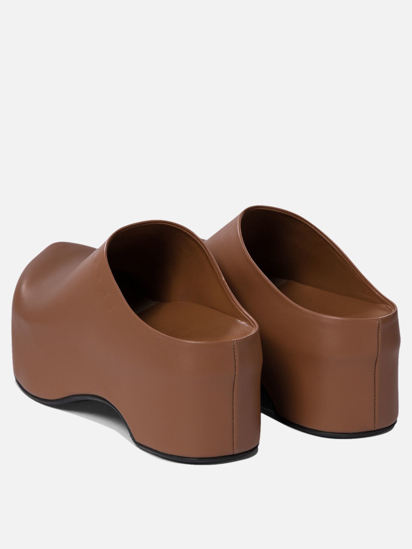 Slipper 100% leather - 100% rubber  Marrone - Marni Donna | PDP | VIETTI Online Store | thumbnail_4