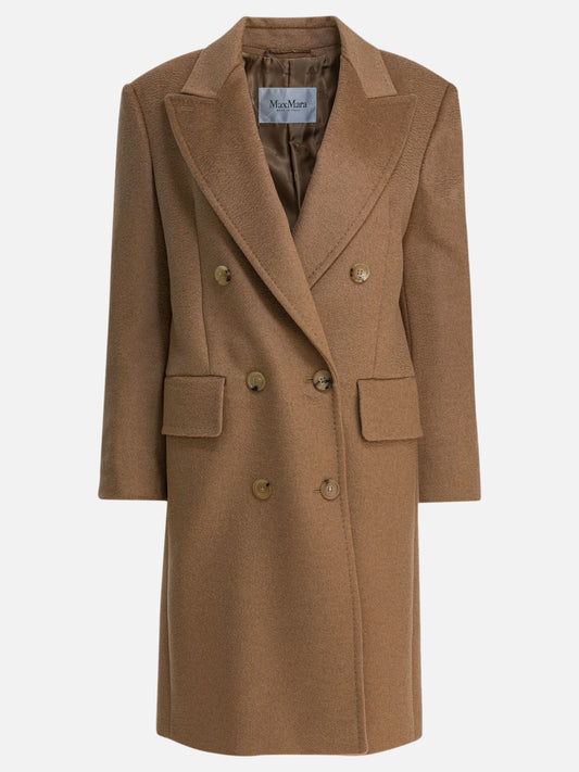 Long coats Solid colour  Beige - Max Mara Women | PDP | VIETTI Online Store 

