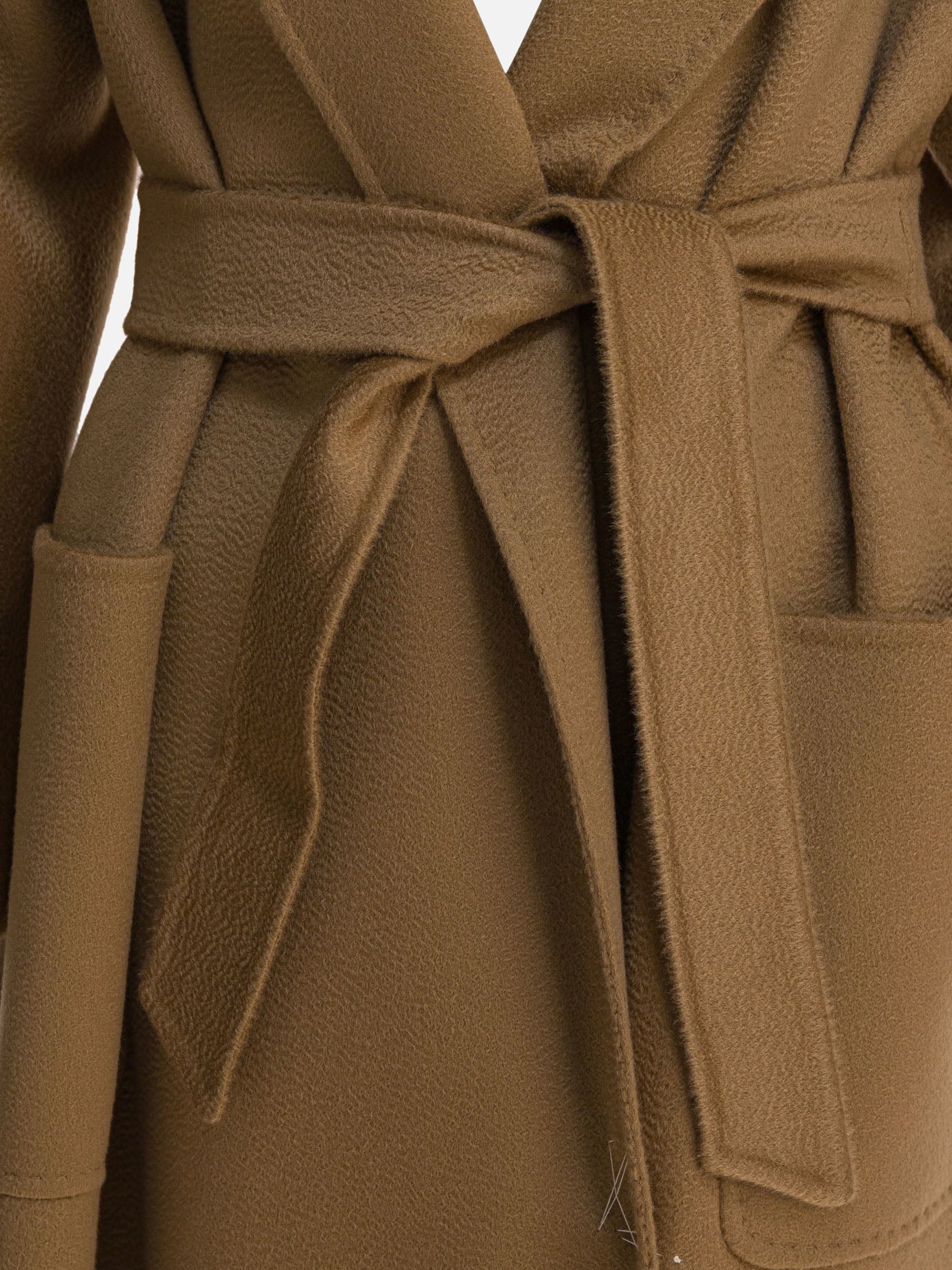 Long coats Solid colour  Brown - Max Mara Women | PDP | VIETTI Online Store | Zoom-Modal_3
