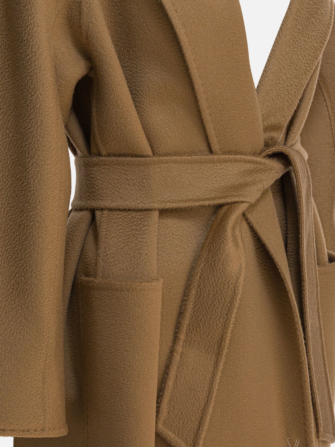 Long coats Solid colour  Brown - Max Mara Women | PDP | VIETTI Online Store | Zoom-Modal_4

