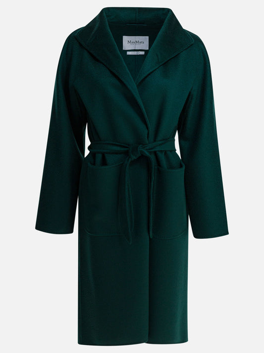 Cappotti lunghi Solid colour  Verde - Max Mara Donna | PLP | VIETTI Online Store 
