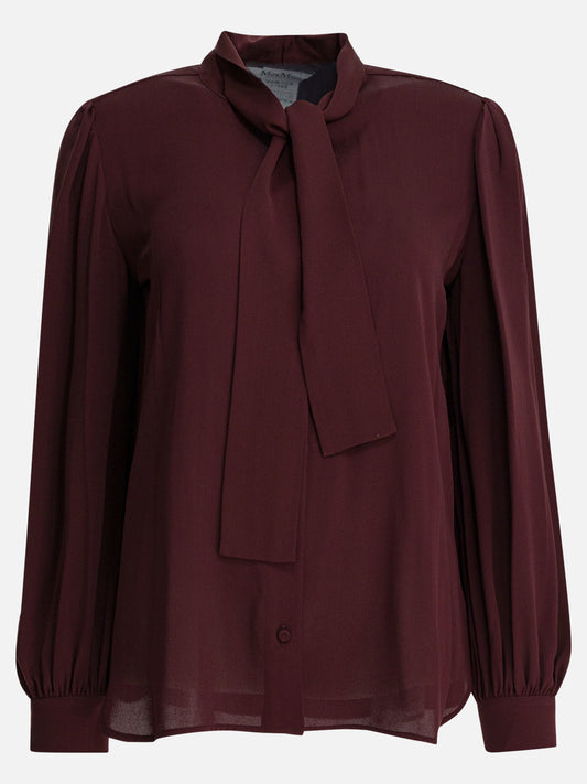 Casual shirts Solid colour  Red - Max Mara Women | PDP | VIETTI Online Store 
