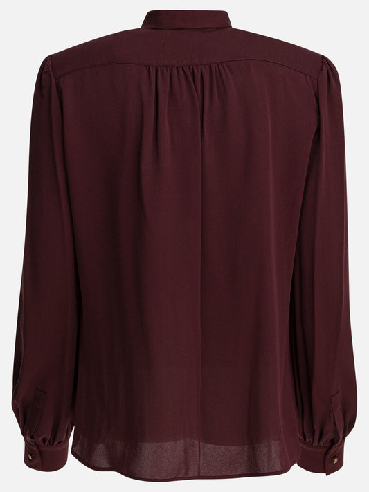 Casual shirts Solid colour  Red - Max Mara Women | PDP | VIETTI Online Store | 2

