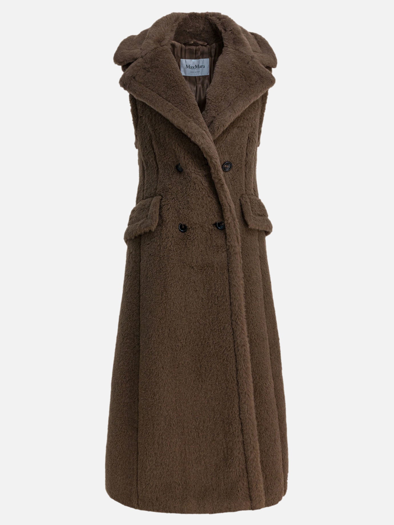 Vest jackets Solid colour  Brown - Max Mara Women | PDP | VIETTI Online Store | Zoom-Modal
