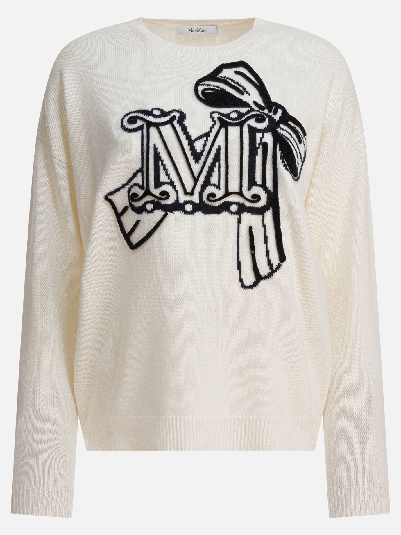 Max Mara Wool and cashmere sweater 13438410_M White thumbnail_1