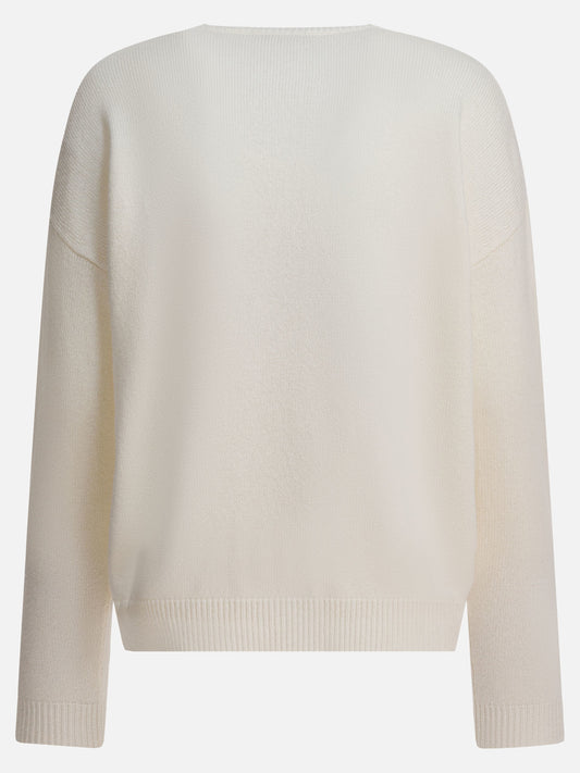 Max Mara Wool and cashmere sweater 13438410_M White 2