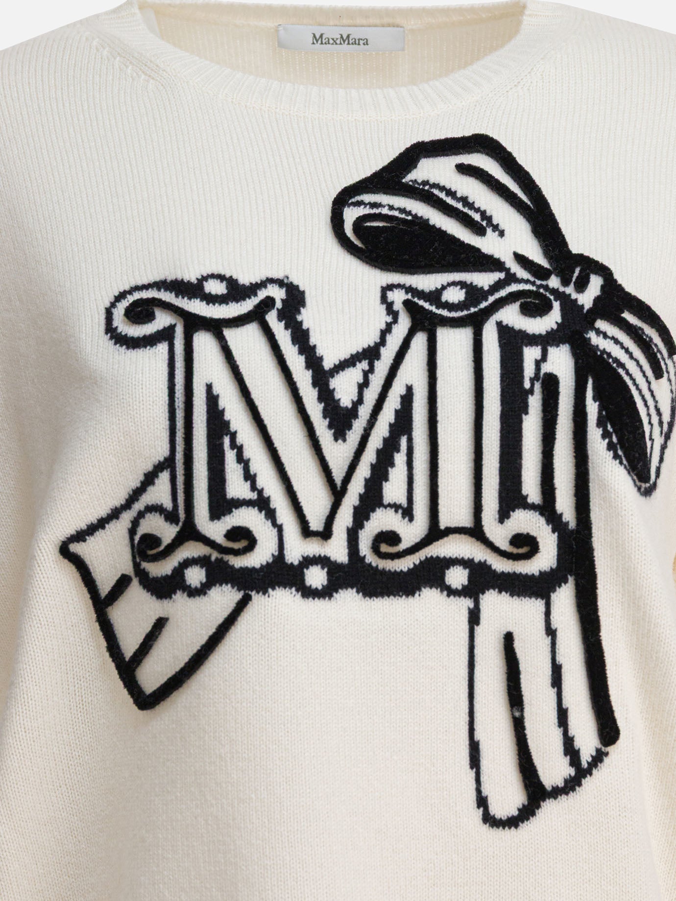 Max Mara Wool and cashmere sweater 13438410_M White thumbnail_3