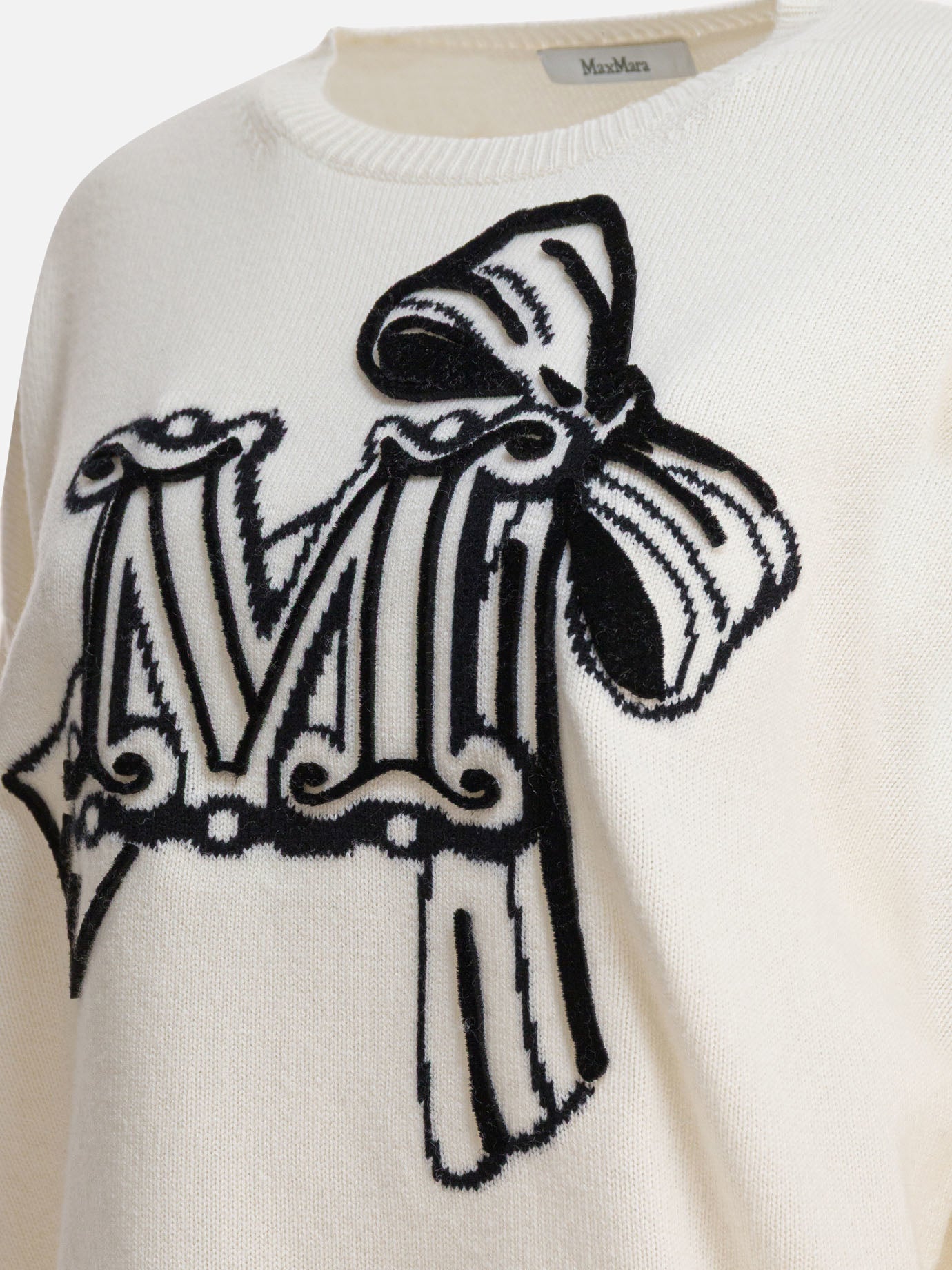 Max Mara Wool and cashmere sweater 13438410_M White thumbnail_4