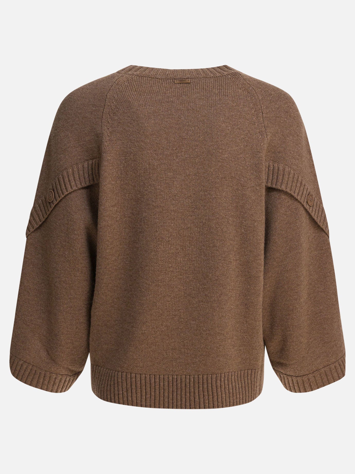 Maglioni girocollo Solid colour  Marrone - Max Mara Donna | PDP | VIETTI Online Store | thumbnail_2
