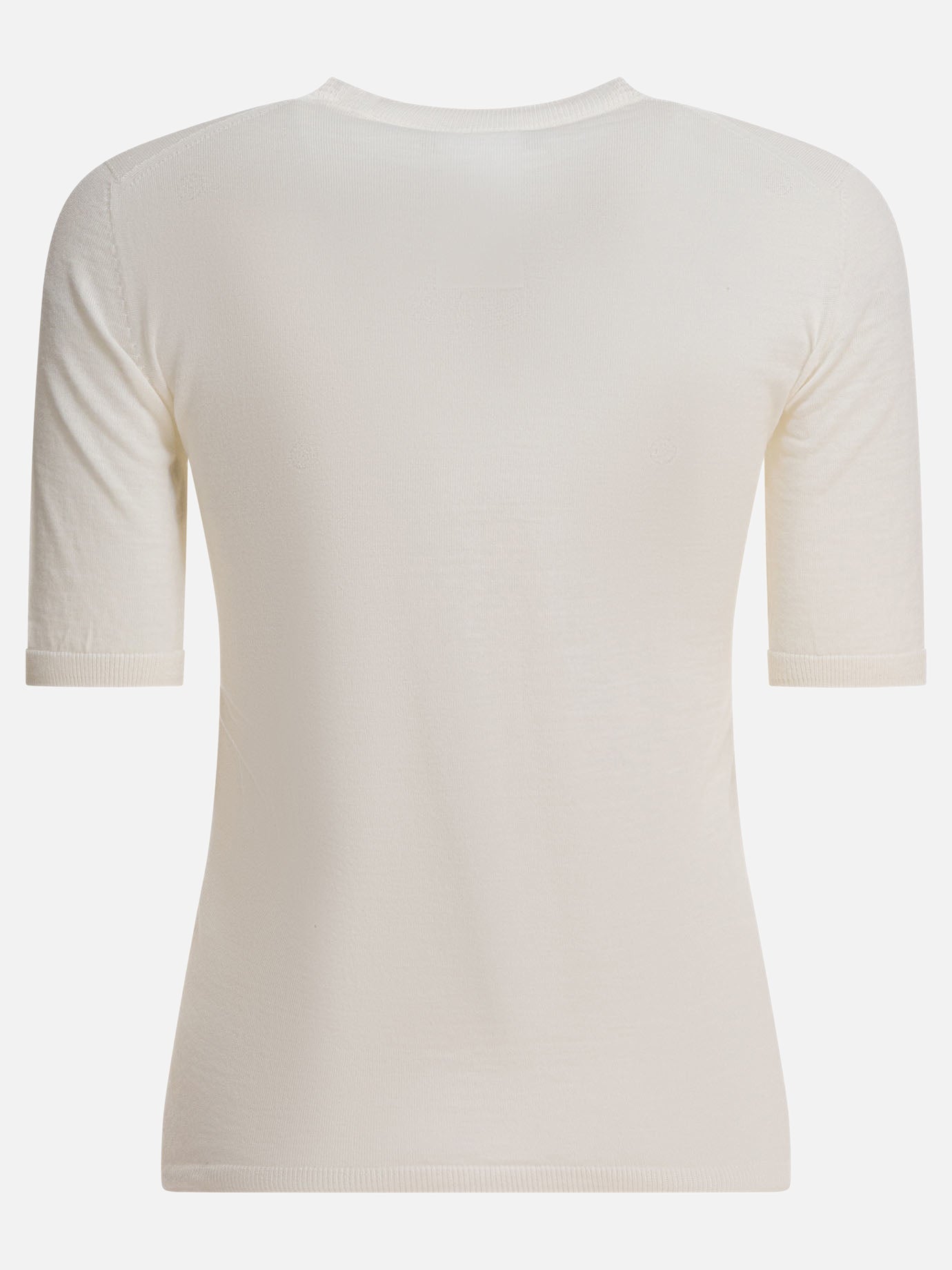 Max Mara Maglia basic in lana 15925618_XS White thumbnail_2