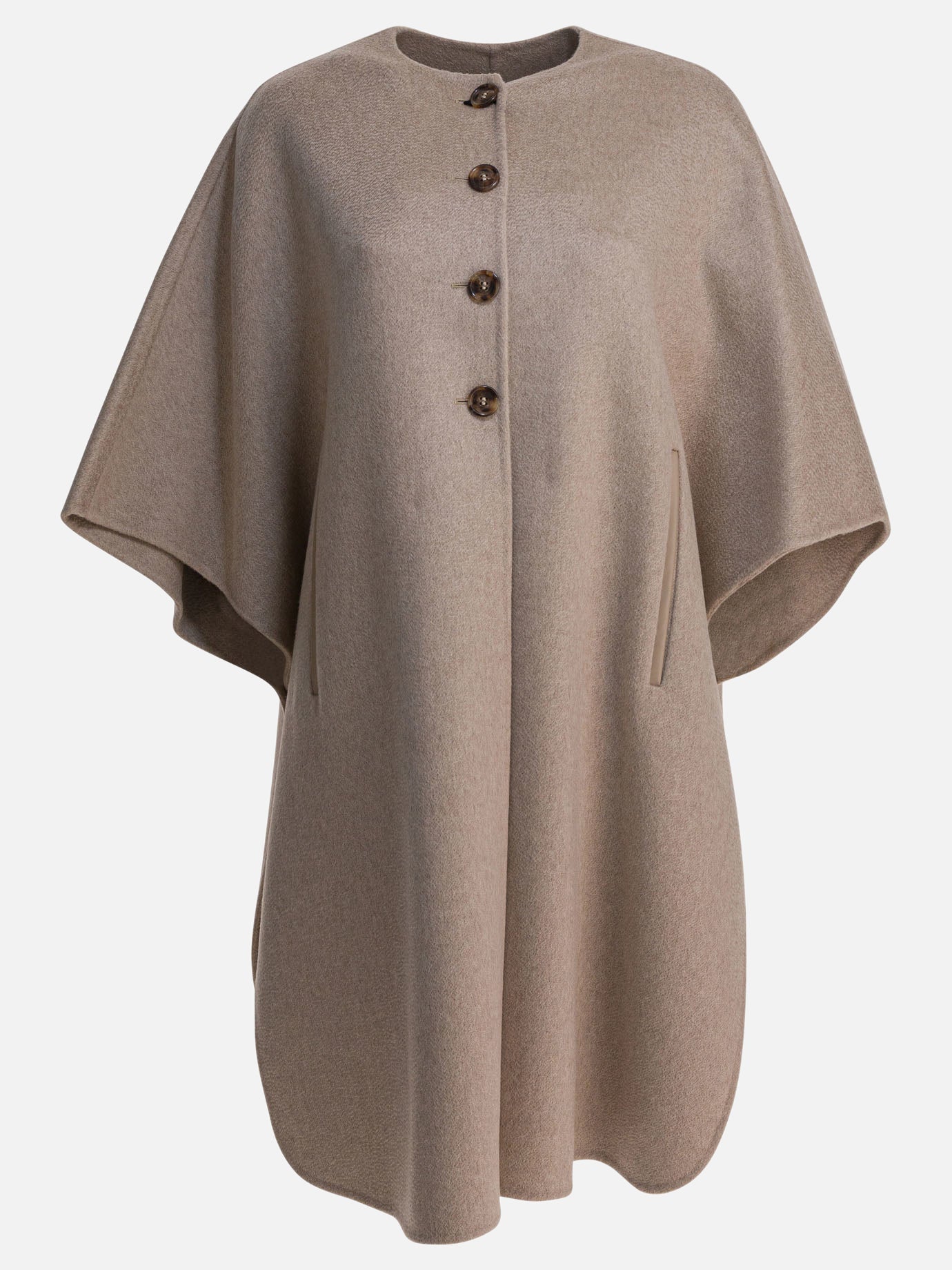 Mantelle Solid colour  Beige - Max Mara Donna | PDP | VIETTI Online Store | thumbnail