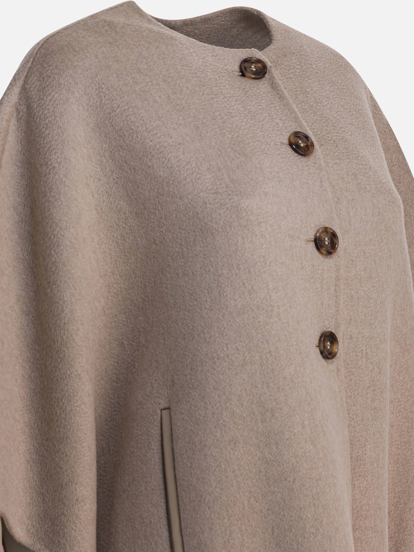Mantelle Solid colour  Beige - Max Mara Donna | PDP | VIETTI Online Store | thumbnail_4