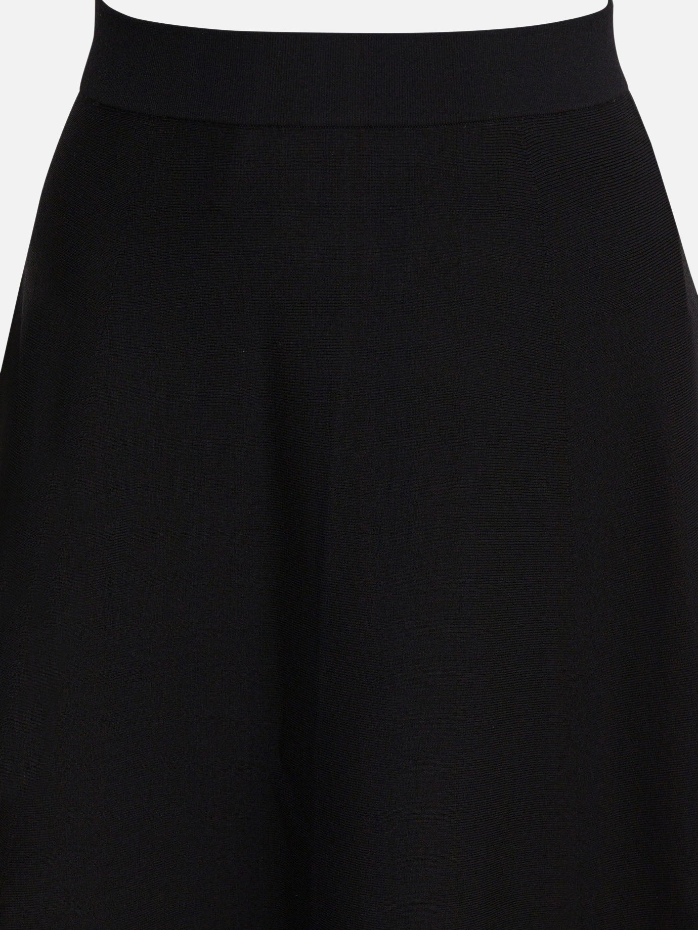 Max Mara Pure Flared midi skirt 17473173_S Black thumbnail_3