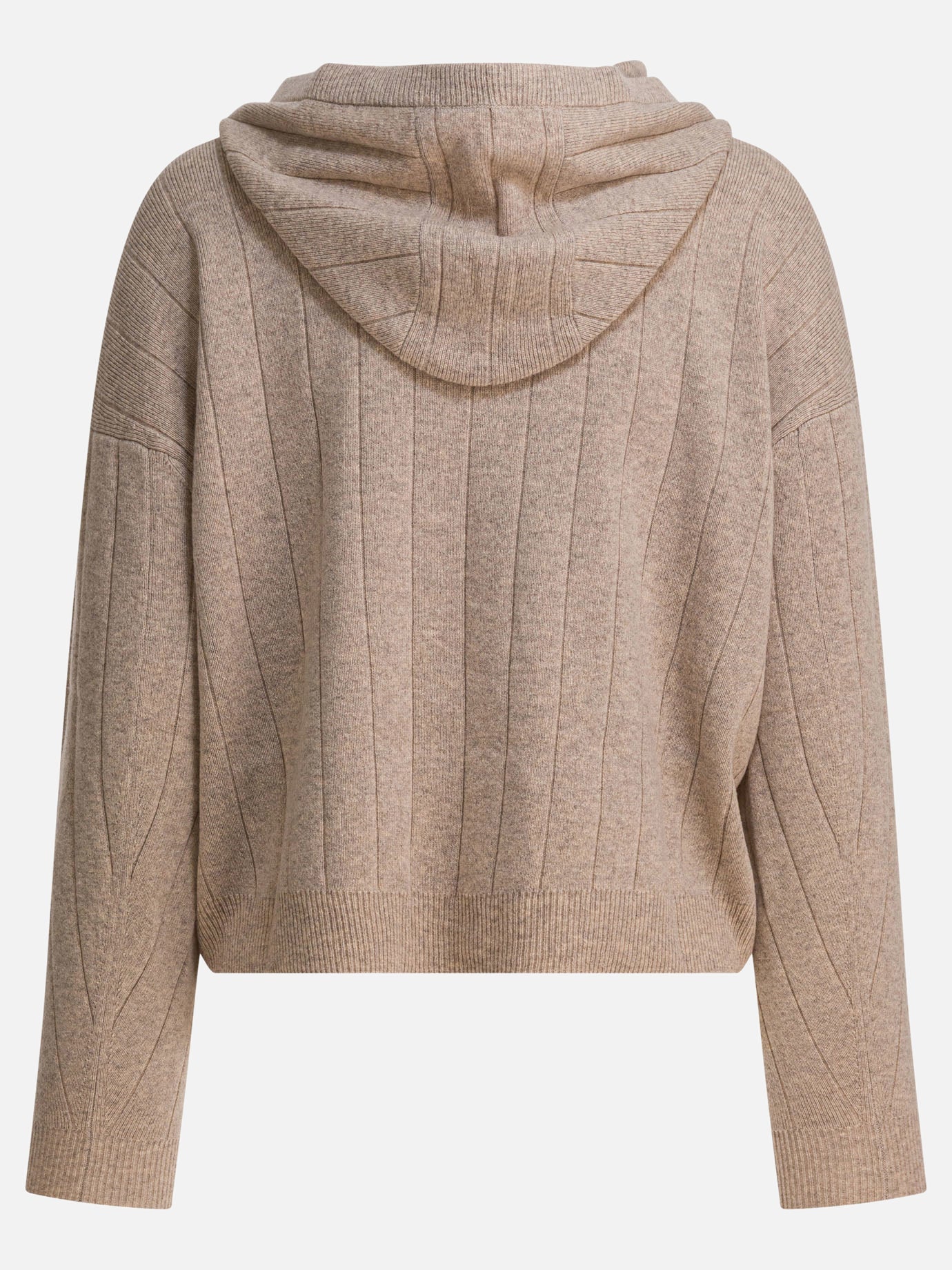 Zipped sweaters Solid colour  Beige - Max Mara Pure Women | PDP | VIETTI Online Store | thumbnail_2