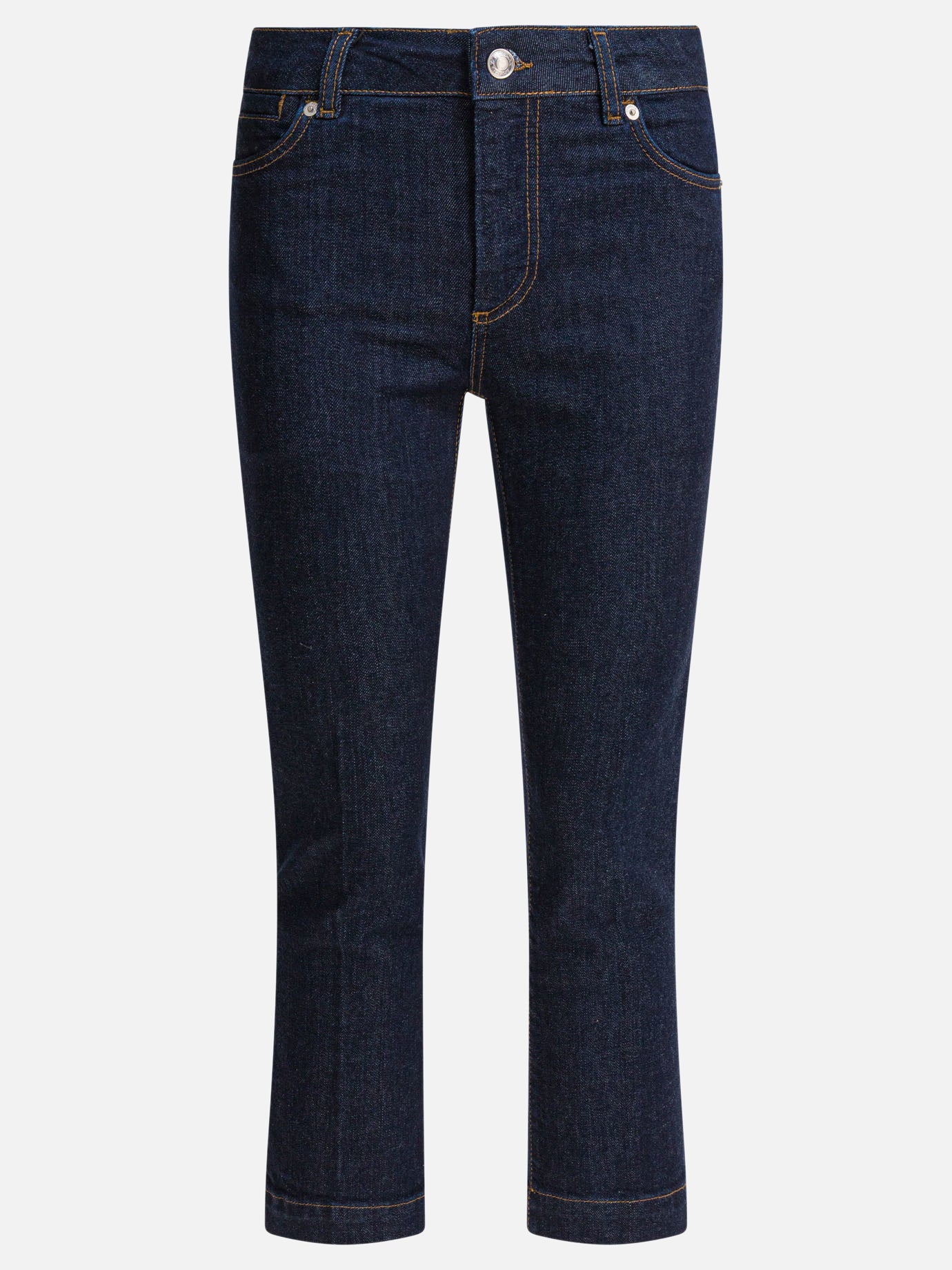 Jeans a gamba dritta Solid colour  Blu - Max Mara Sportmax Donna | PDP | VIETTI Online Store | Zoom-Modal
