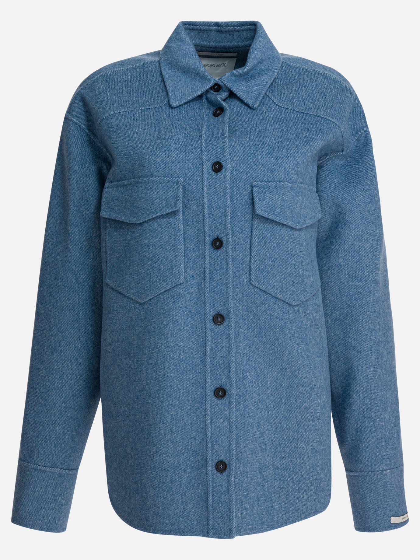 Overshirt jackets Solid colour  Light blue - Max Mara Sportmax Women | PDP | VIETTI Online Store | thumbnail