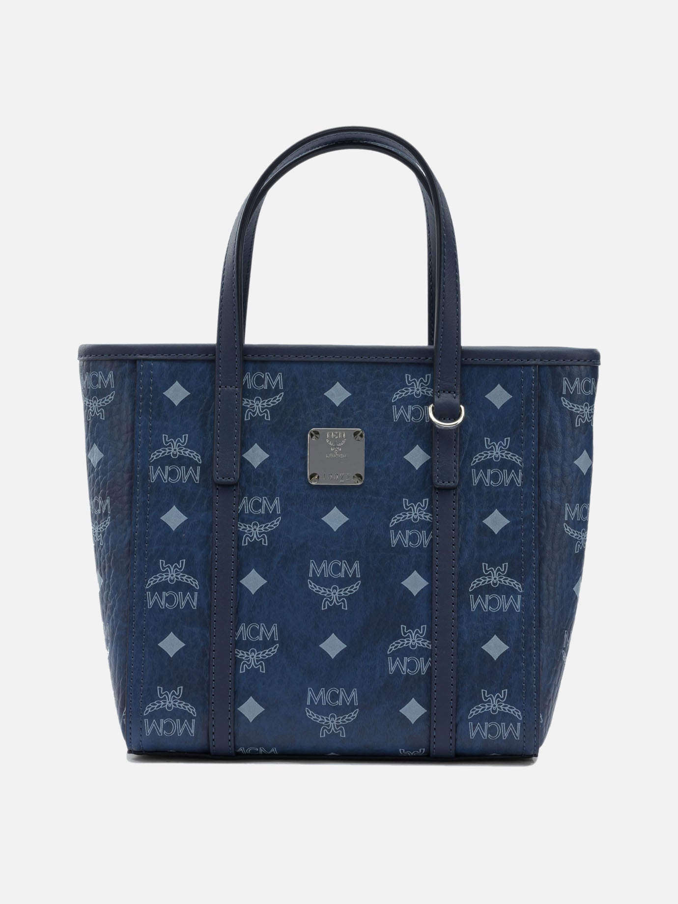 Borse mini 63% polyurethane 20% polyester 17% cotton  Blu - Mcm Donna | PDP | VIETTI Online Store | thumbnail