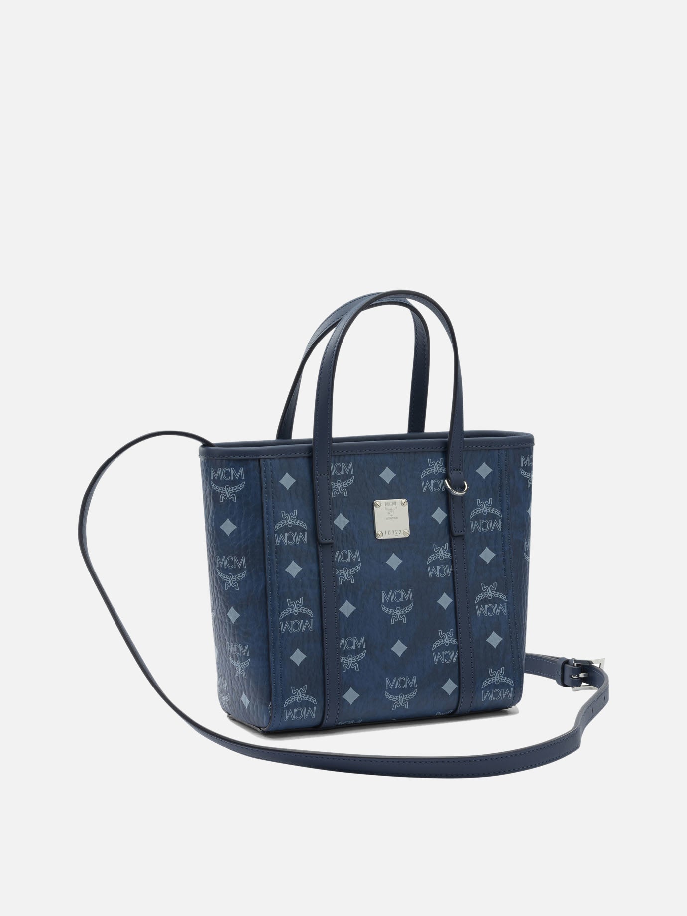 Borse mini 63% polyurethane 20% polyester 17% cotton  Blu - Mcm Donna | PDP | VIETTI Online Store | Zoom-Modal_2
