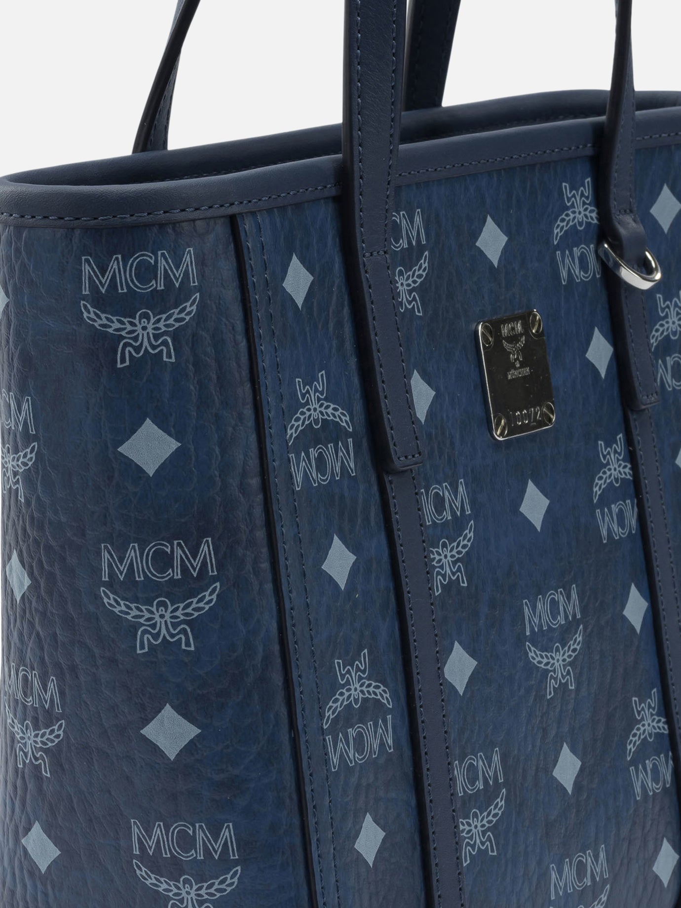 Borse mini 63% polyurethane 20% polyester 17% cotton  Blu - Mcm Donna | PDP | VIETTI Online Store | Zoom-Modal_4
