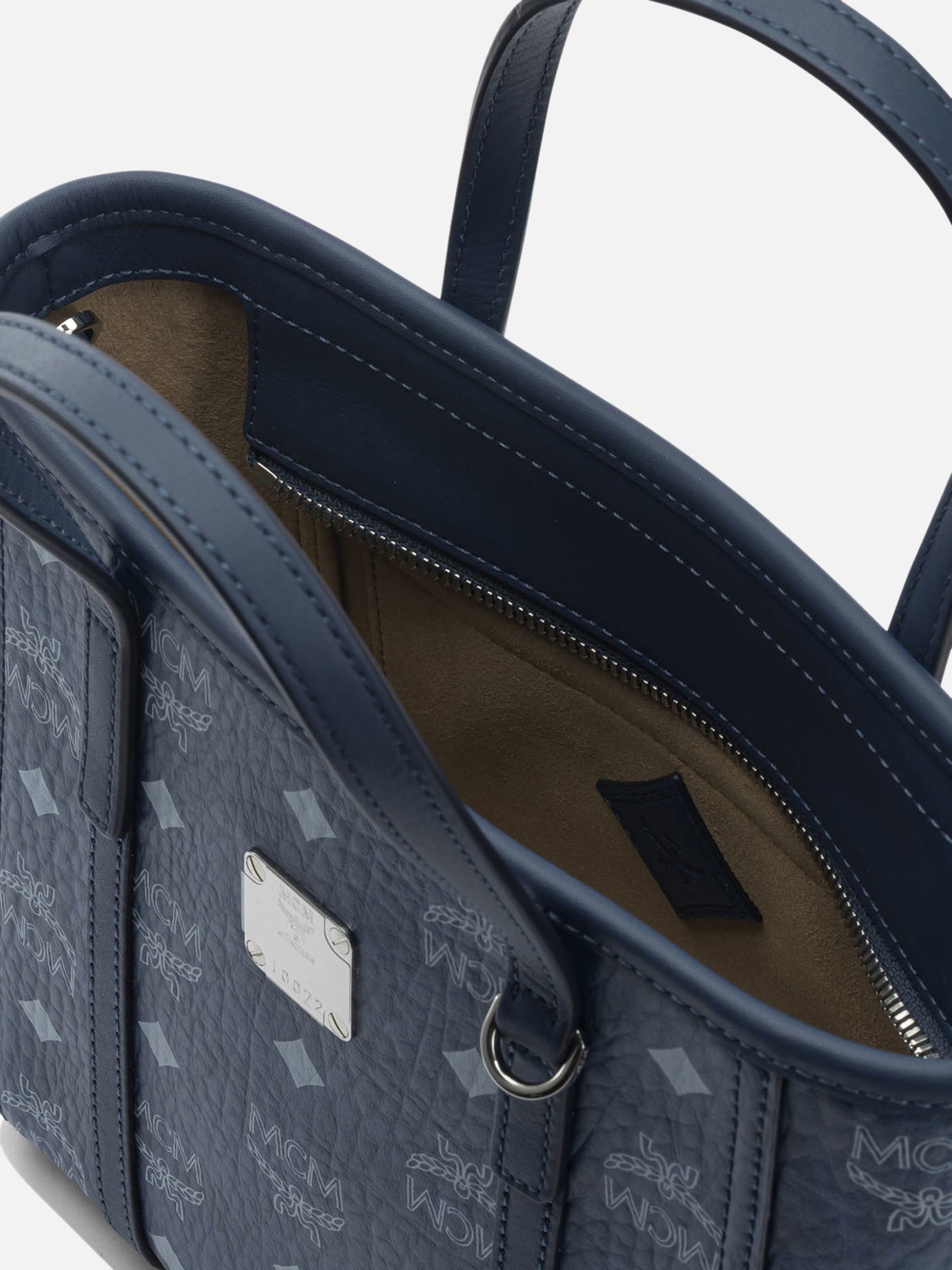 Borse mini 63% polyurethane 20% polyester 17% cotton  Blu - Mcm Donna | PDP | VIETTI Online Store | Zoom-Modal_5
