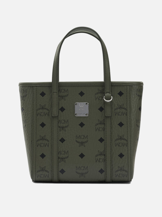 Borse mini 63% polyurethane 20% polyester 17% cotton  Verde - Mcm Donna | PDP | VIETTI Online Store 
