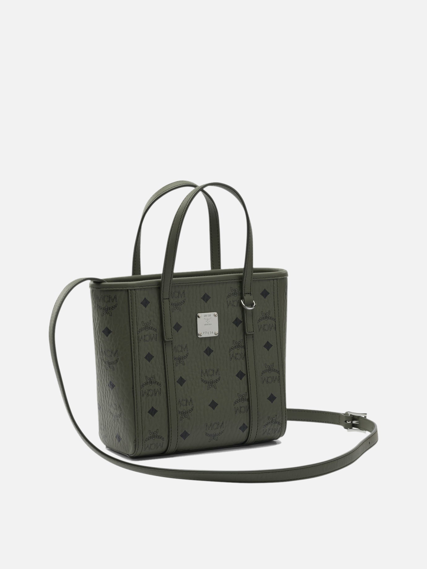 Mini bags 63% polyurethane 20% polyester 17% cotton  Green - Mcm Women | PDP | VIETTI Online Store | Zoom-Modal_2

