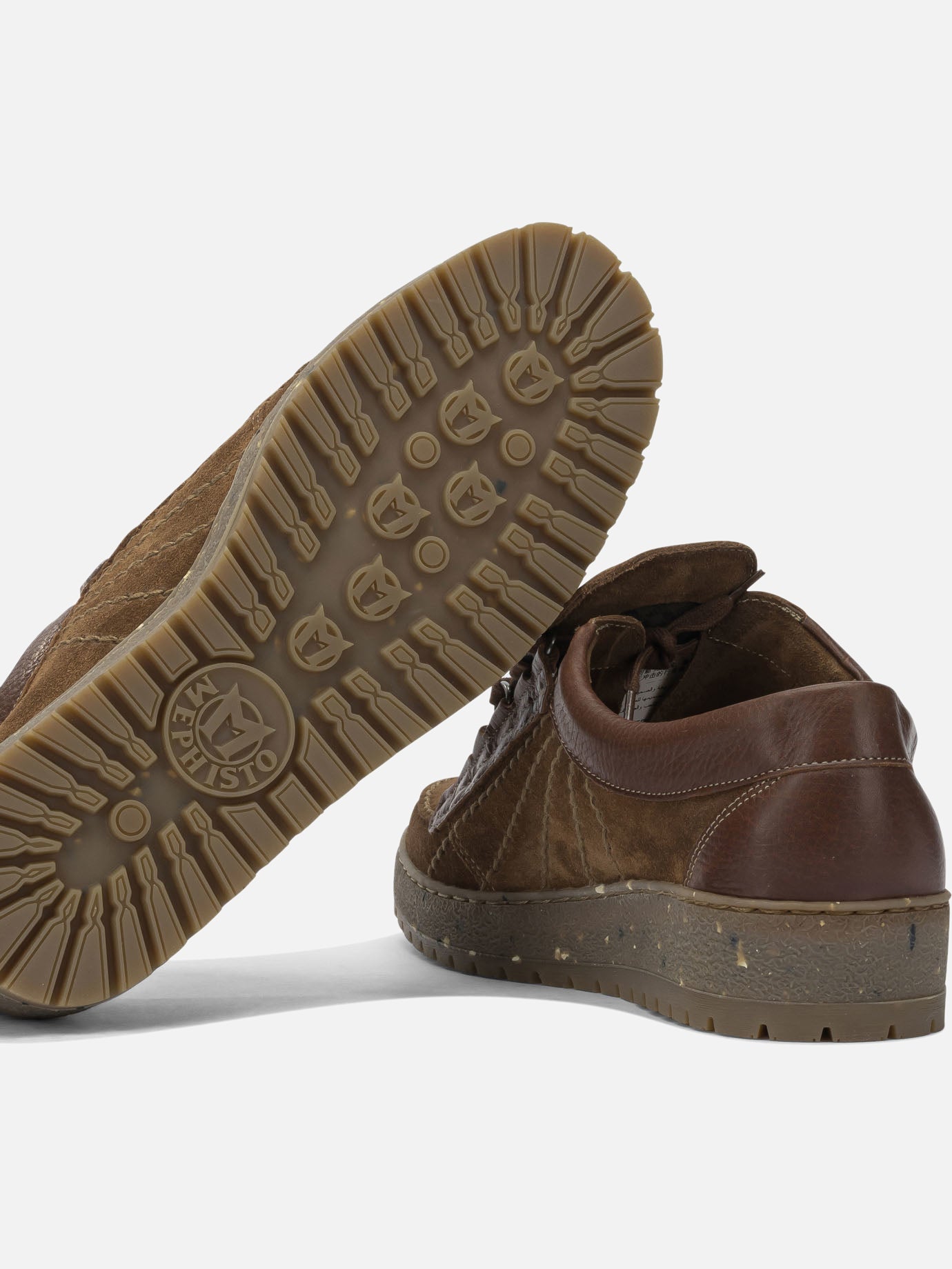 Low top sneakers 100% leather - 100% rubber  Brown - Mephisto Men | PDP | VIETTI Online Store | thumbnail_5