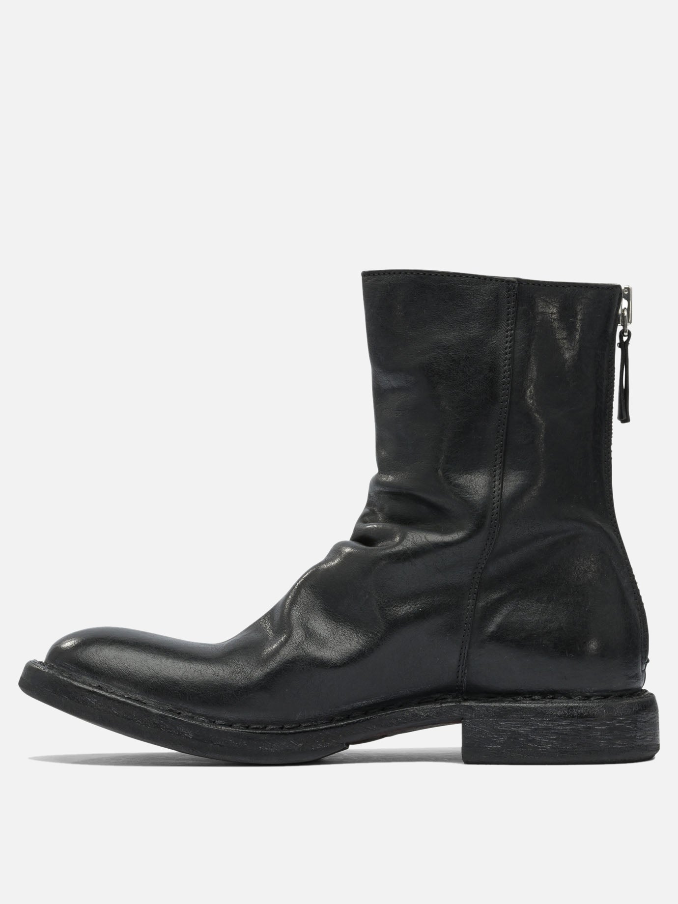 Zipped boots 100% leather - 80% rubber 20% leather  Black - Moma Women | PDP | VIETTI Online Store | Zoom-Modal_3
