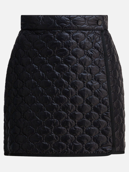 Gonne midi Logo  Nero - Moncler Donna | PDP | VIETTI Online Store 
