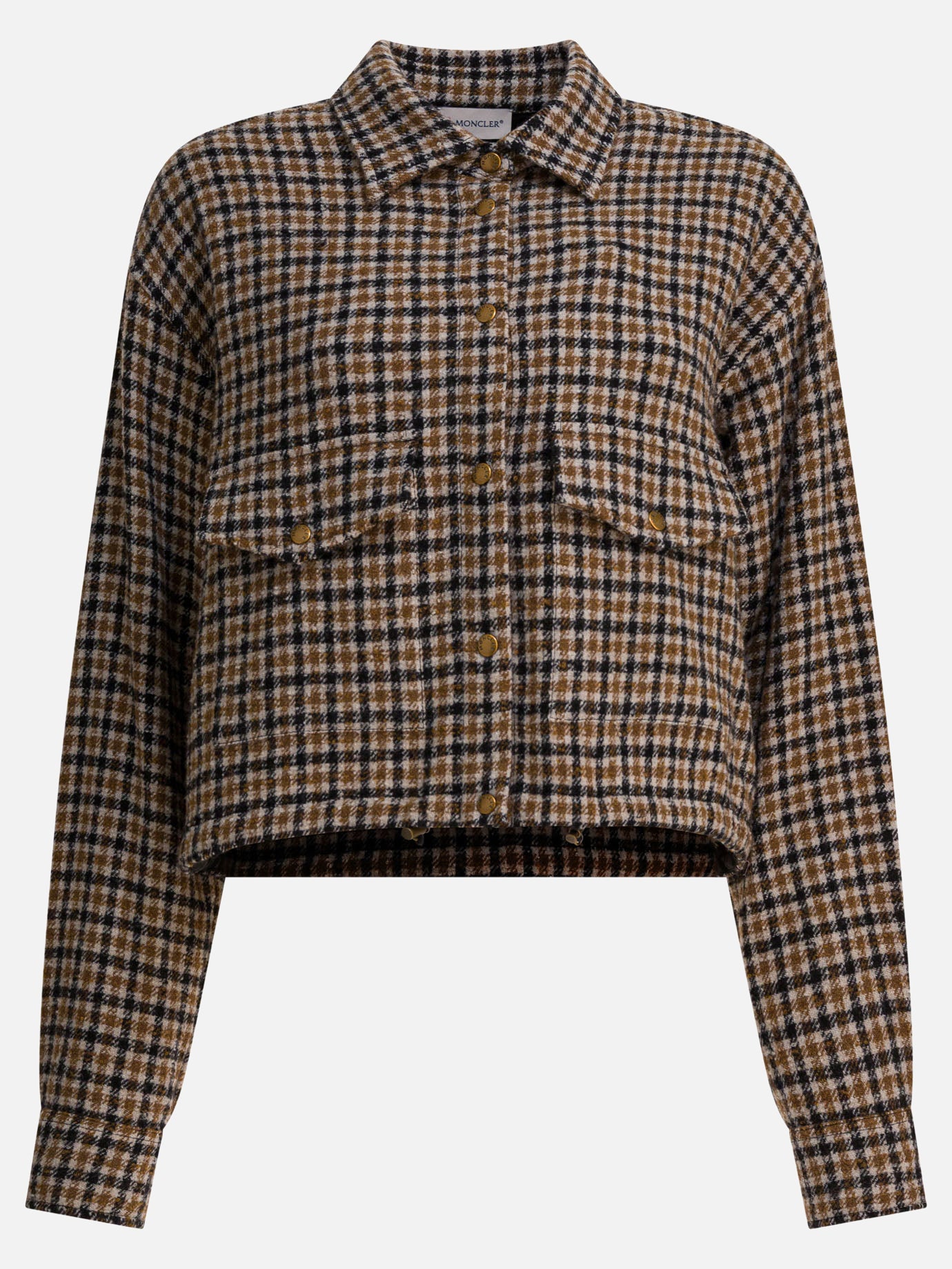 Camicie casual Check  Marrone - Moncler Donna | PDP | VIETTI Online Store | Zoom-Modal
