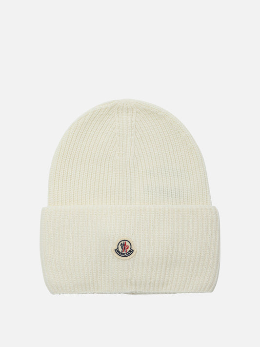 Beanies Logo  White - Moncler Women | PDP | VIETTI Online Store 
