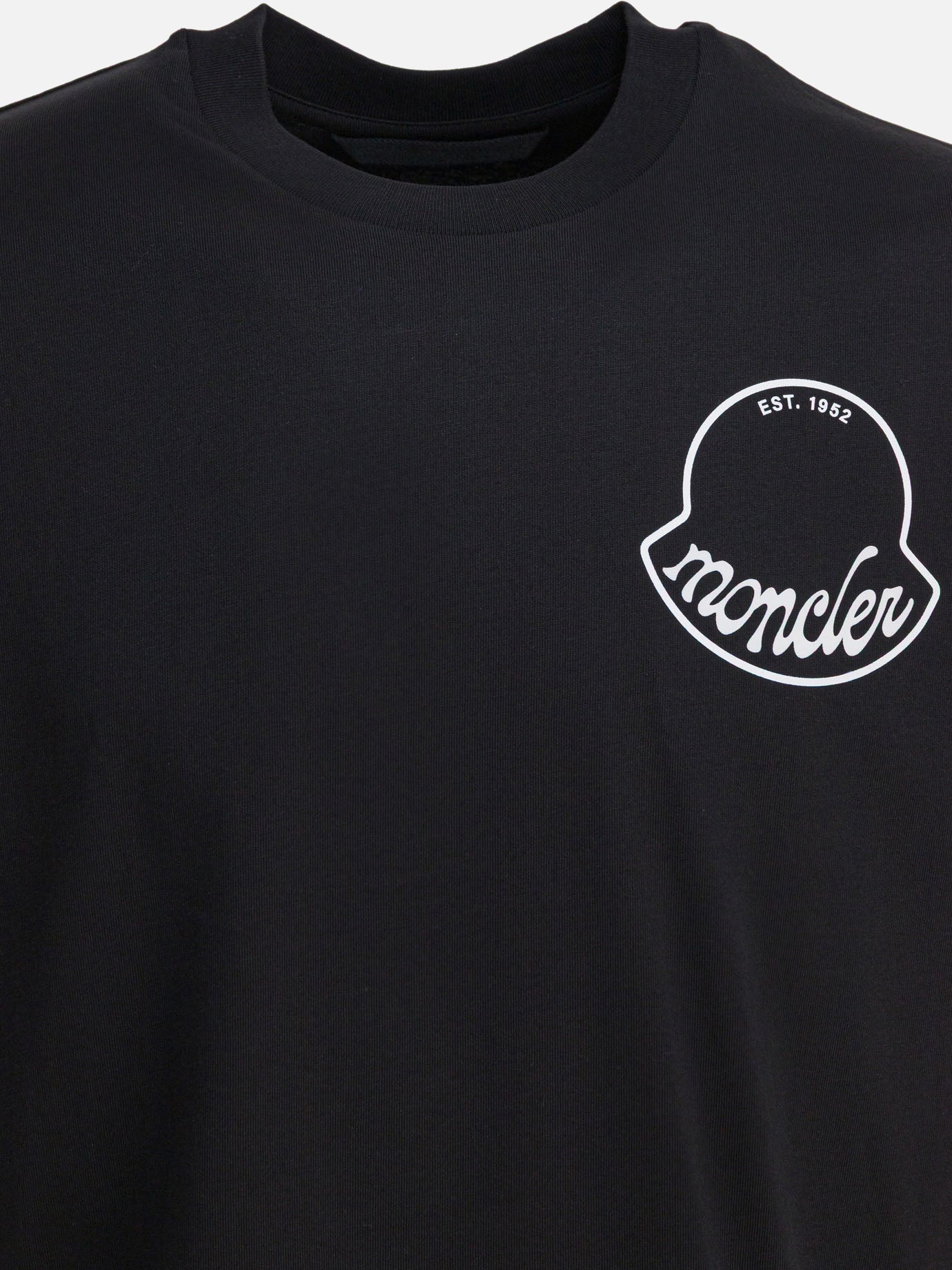 Crewneck t-shirts Logo  Black - Moncler Women | PDP | VIETTI Online Store | thumbnail_3