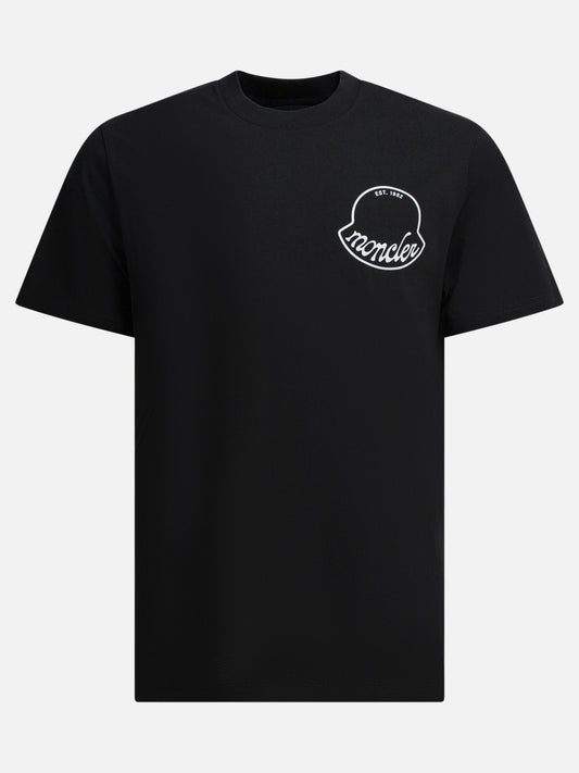 Crewneck t-shirts Logo  Black - Moncler Men | PDP | VIETTI Online Store 
