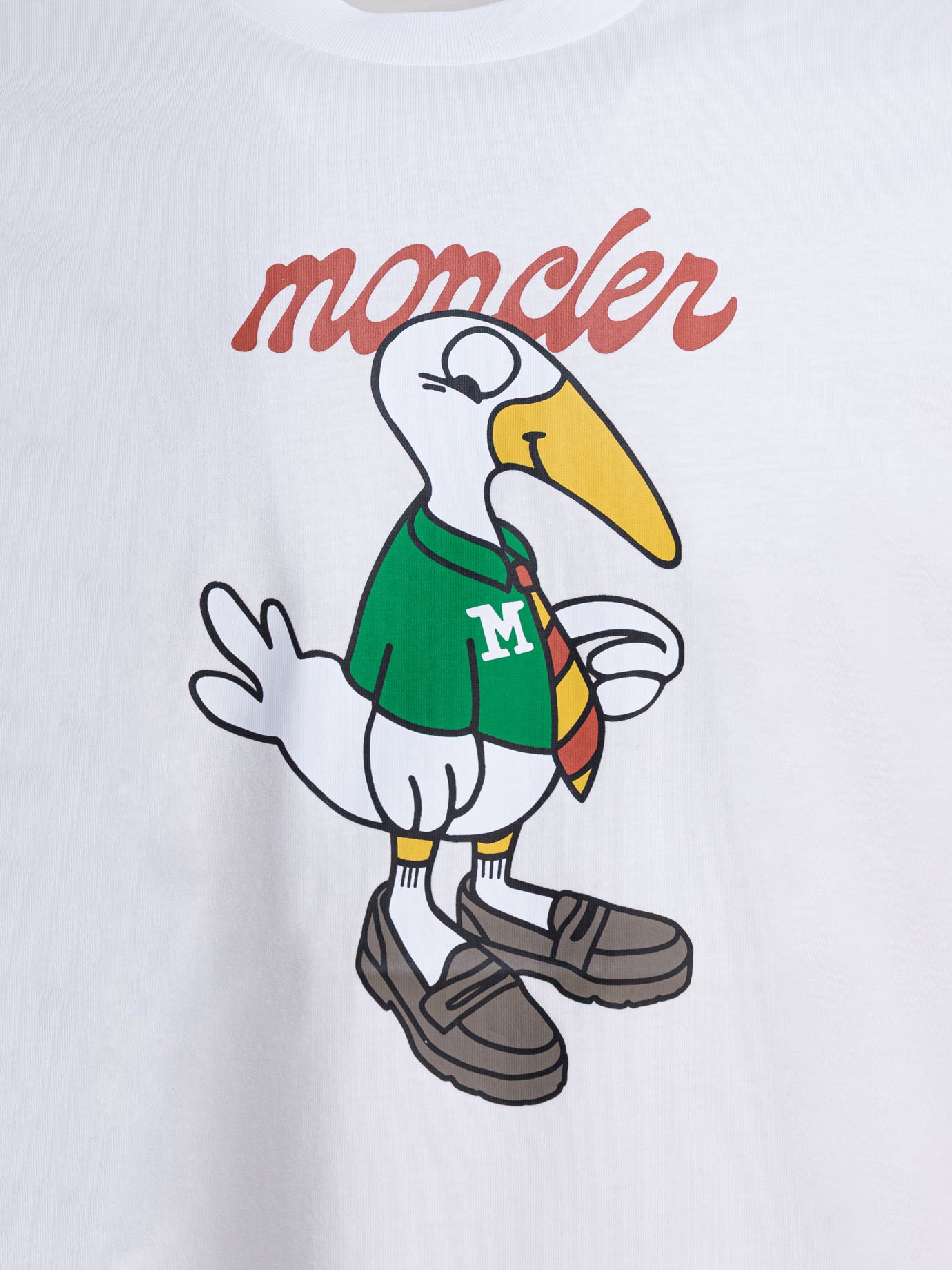 Crewneck t-shirts Logo  White - Moncler Men | PDP | VIETTI Online Store | thumbnail_3