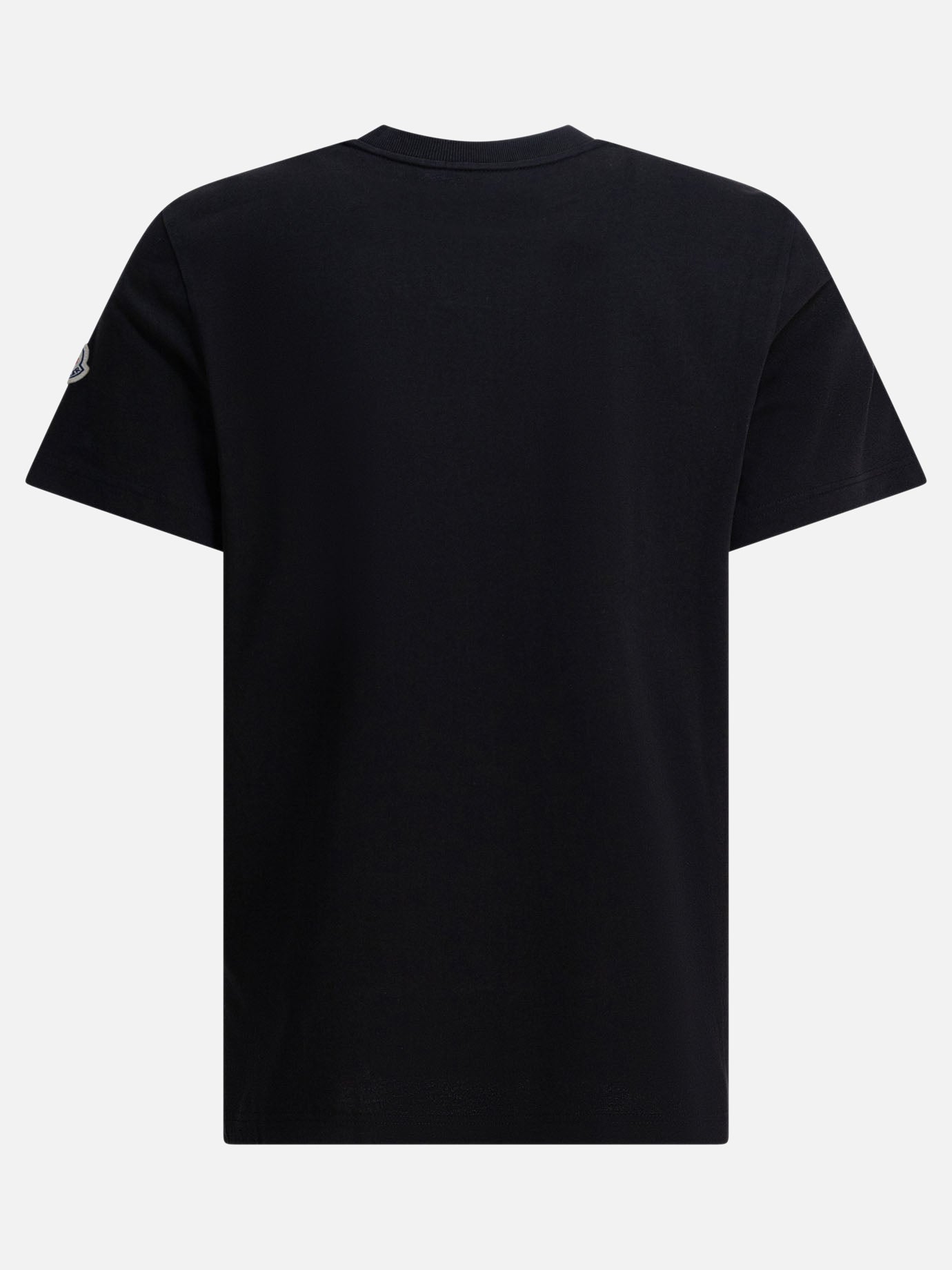 Crewneck t-shirts Logo  Black - Moncler Men | PDP | VIETTI Online Store | thumbnail_2