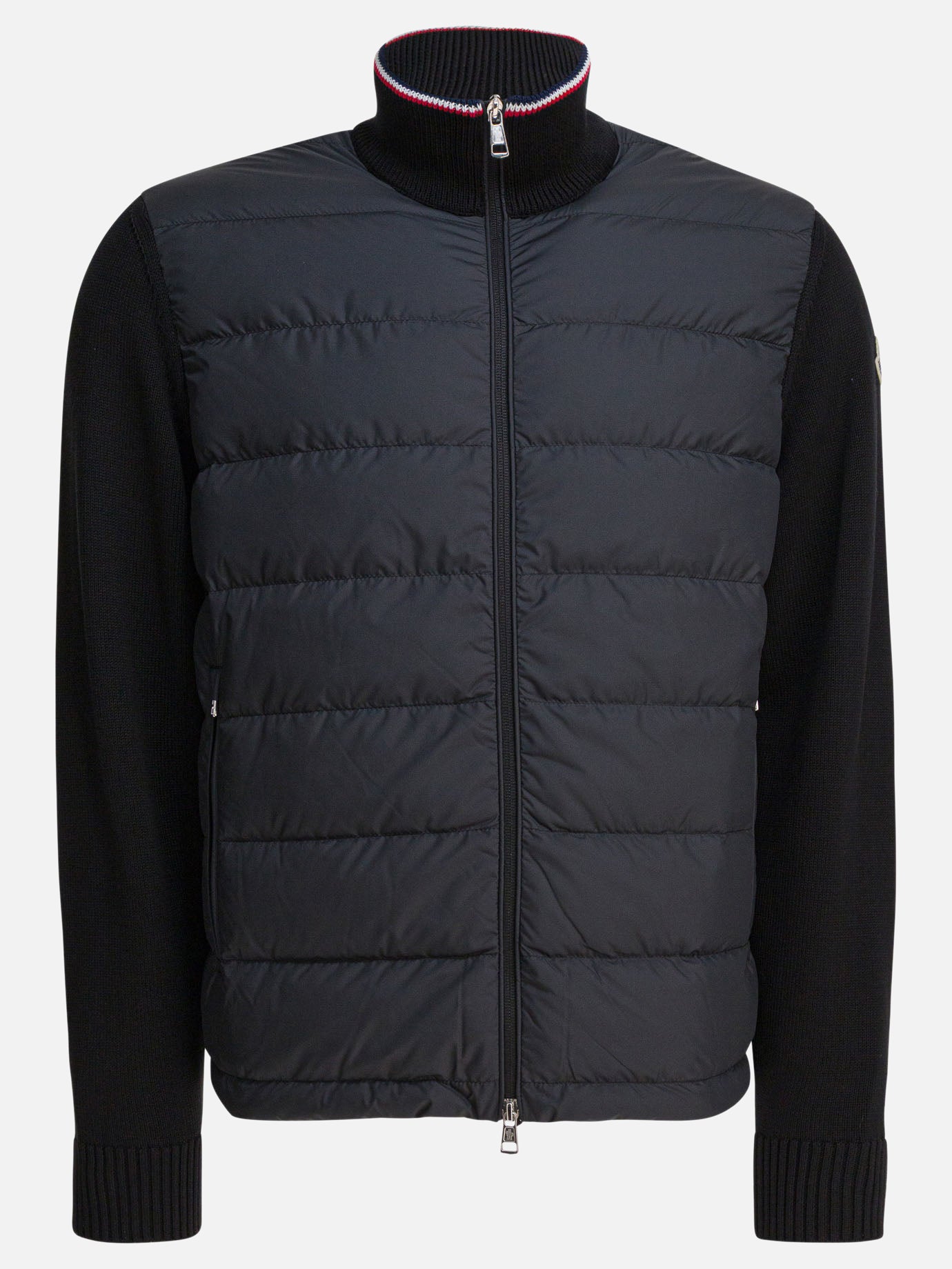 Piumini corti Solid colour  Nero - Moncler Uomo | PDP | VIETTI Online Store | thumbnail