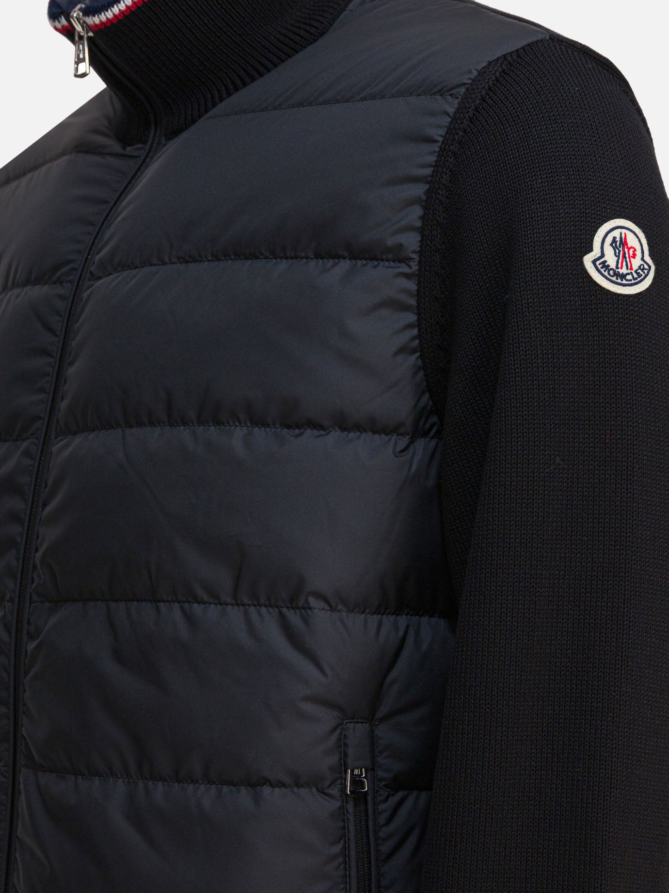 Piumini corti Solid colour  Nero - Moncler Uomo | PDP | VIETTI Online Store | thumbnail_4