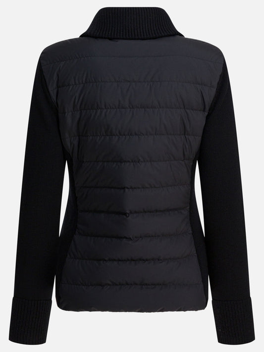 Cardigan Logo  Nero - Moncler Donna | PDP | VIETTI Online Store | 2

