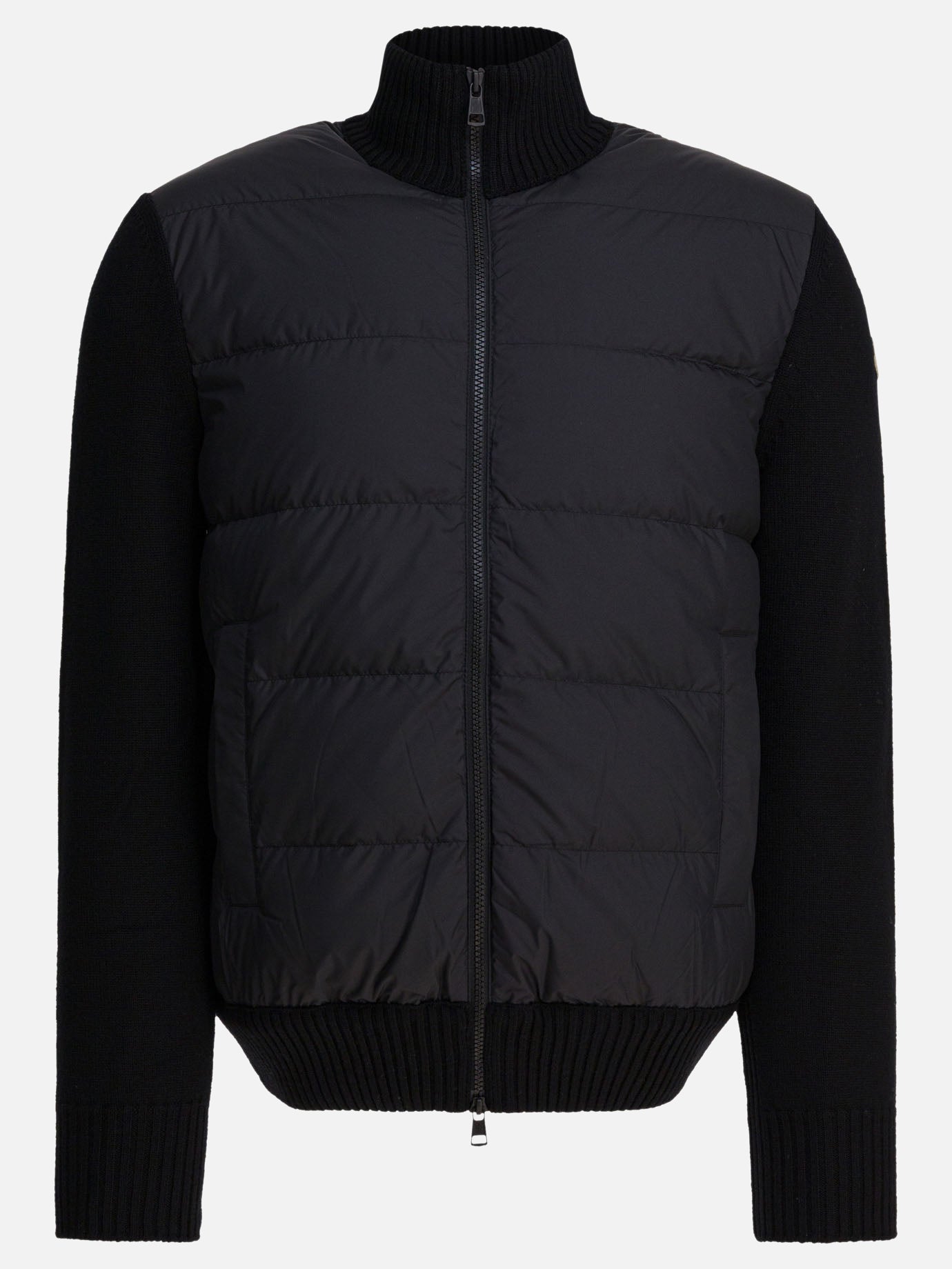 Maglioni con zip Logo  Blu - Moncler Uomo | PDP | VIETTI Online Store | thumbnail